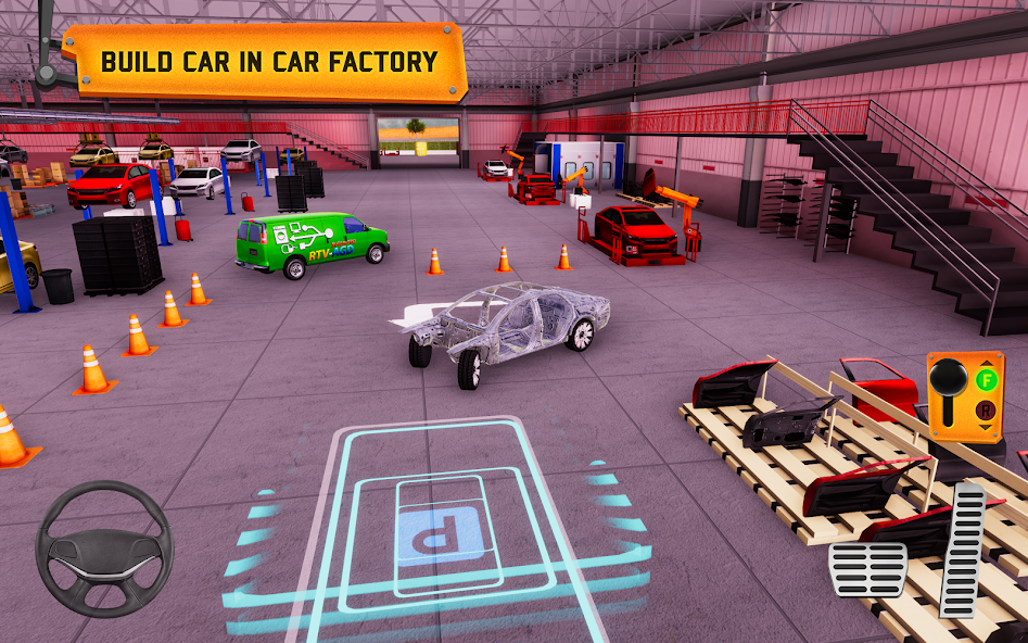 Car Factory Parking Simulator - screenshot 6