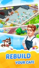 Dream Cafe: Cafescapes - Match 3 - screenshot 1