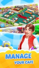 Dream Cafe: Cafescapes - Match 3 - screenshot 4