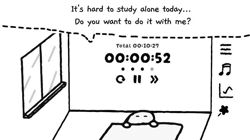 Study Time With Rain Pomodoro - screenshot 2