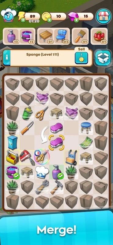 Merge Restaurant APK - screenshot 1