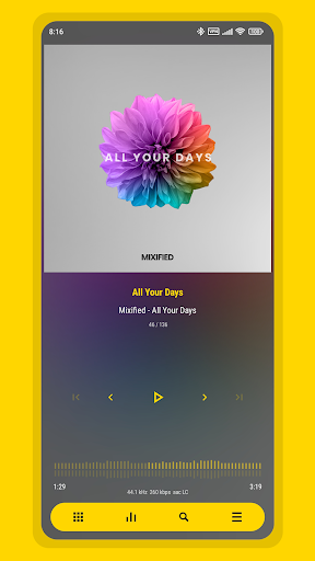 Aurora – Poweramp Skin - screenshot 4
