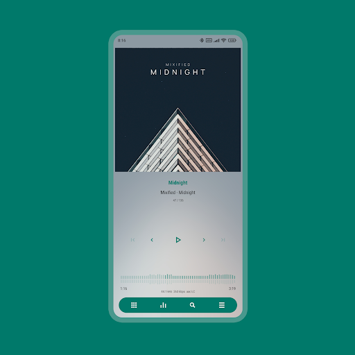 Luminous Poweramp Skin - screenshot 4