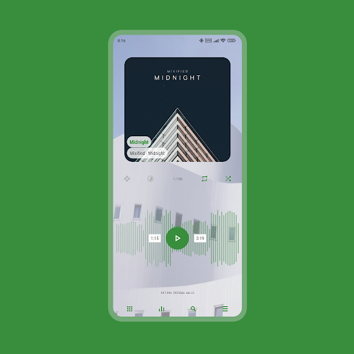 Luminous Poweramp Skin - screenshot 5