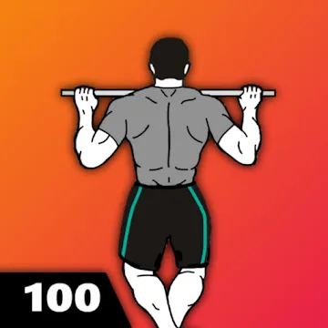 100 Pull Ups - Upper Body Workout, Men Fitness MOD APK icon