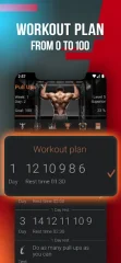 100 Pull Ups - Upper Body Workout, Men Fitness - screenshot 1