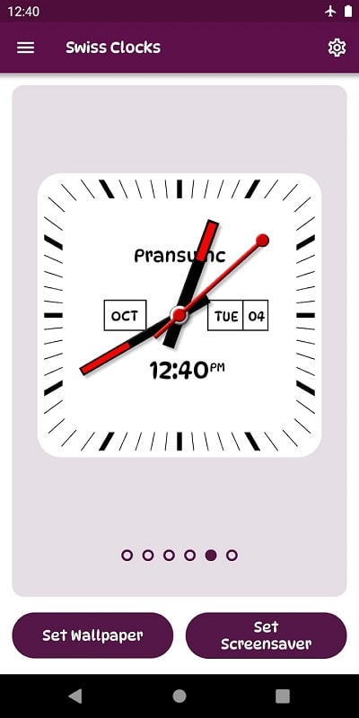 SwissClocks Live wallpaper APK - screenshot 3