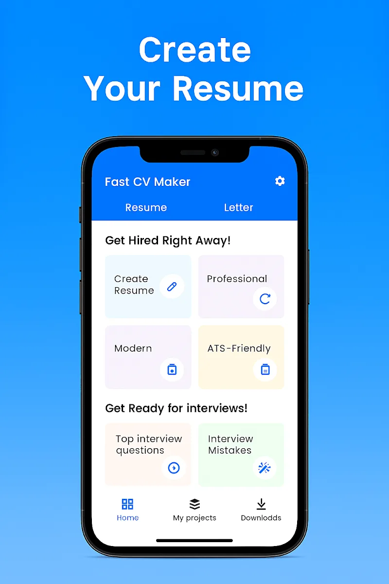 Fast CV Maker - screenshot 2