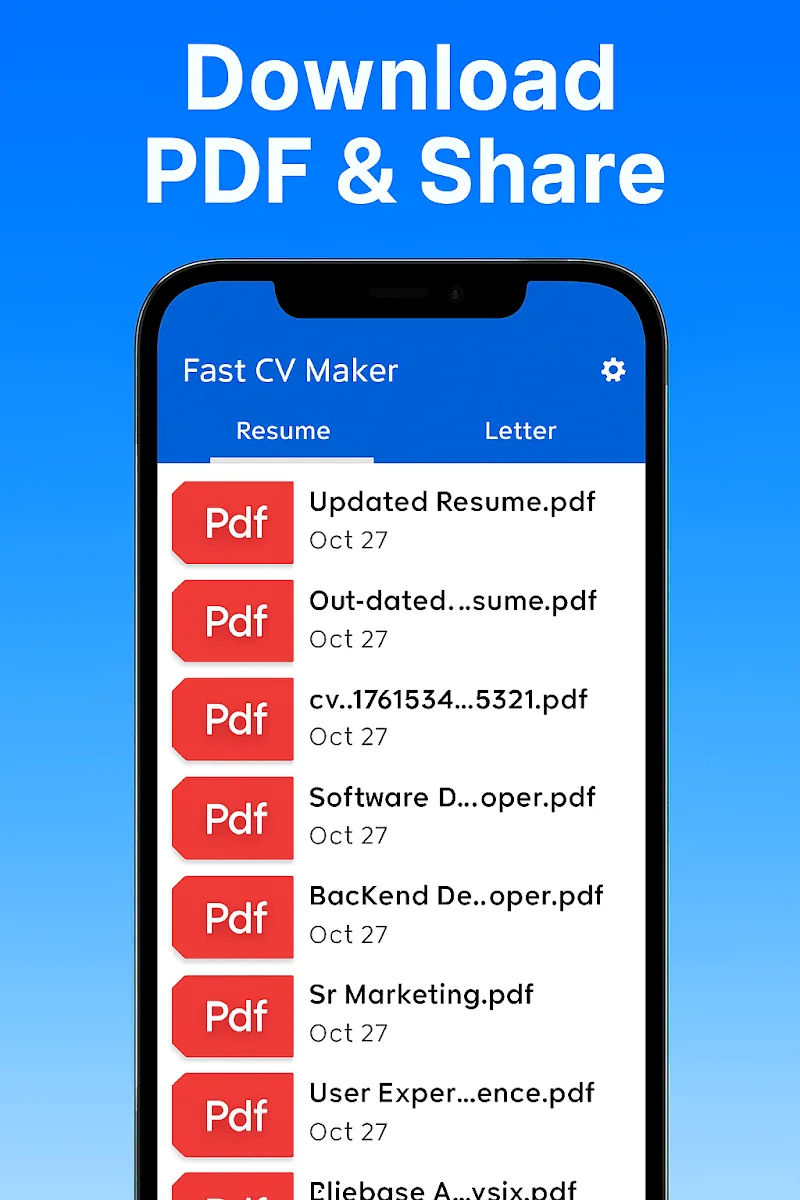 Fast CV Maker - screenshot 4