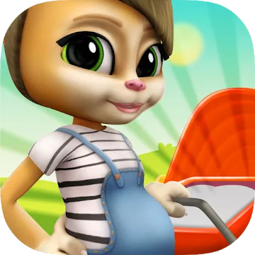 Pregnant Talking Cat Emma MOD APK icon