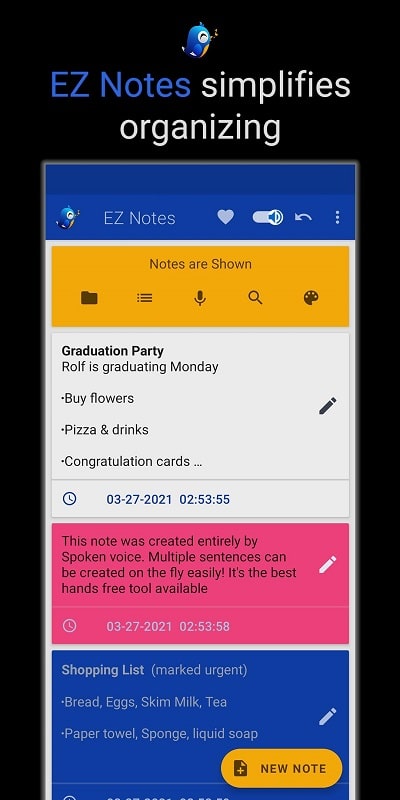 EZ Notes APK - screenshot 1