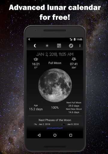 Moon Phase Calendar - screenshot 1