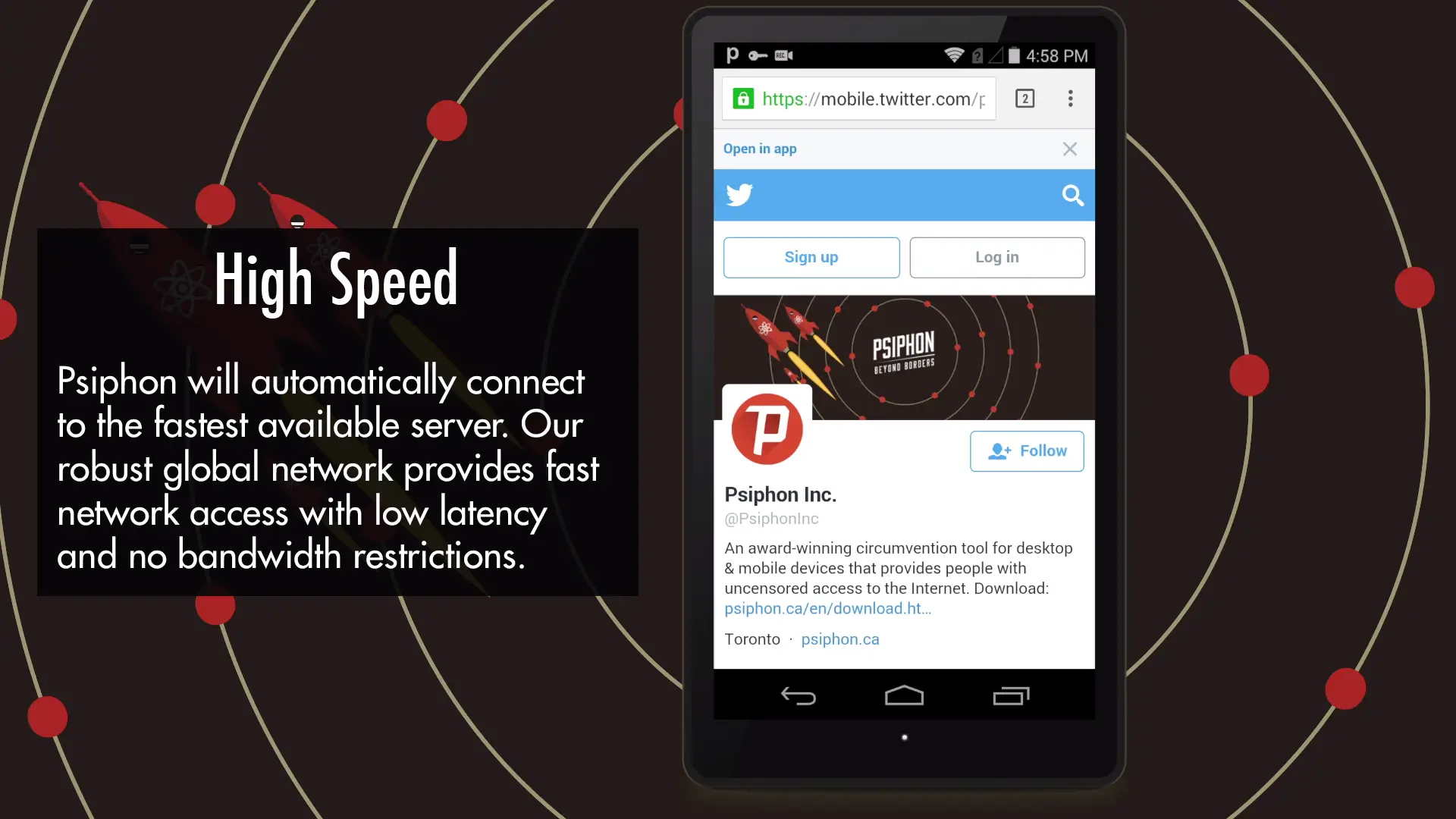Psiphon Pro - screenshot 1