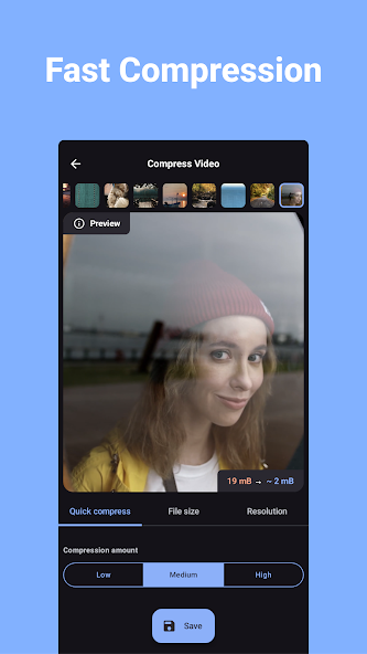 Compress Video - Resize Video - screenshot 1