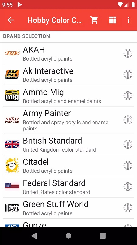 Hobby Color Converter APK - screenshot 2