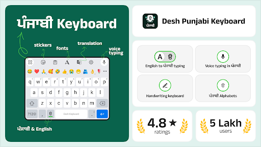 Desh Punjabi Keyboard - screenshot 1