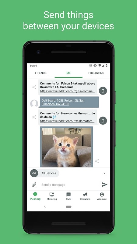 Pushbullet APK - screenshot 1