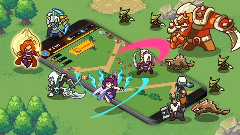 Arcane Adventure Hero RPG War APK - screenshot 1