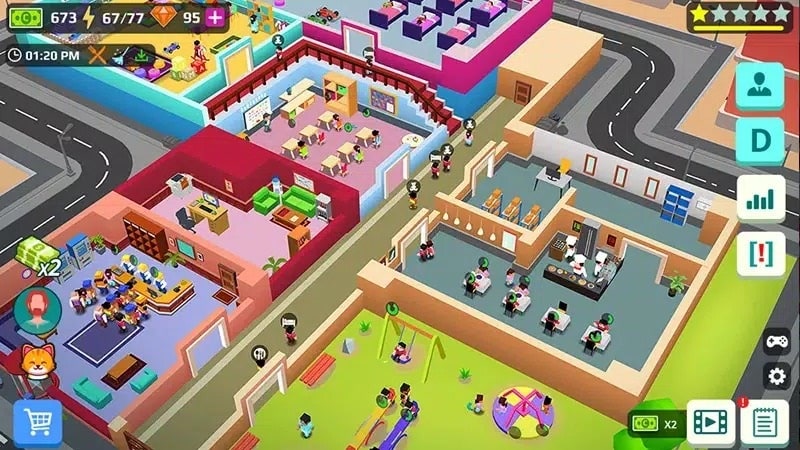 Idle Daycare Tycoon APK - screenshot 1