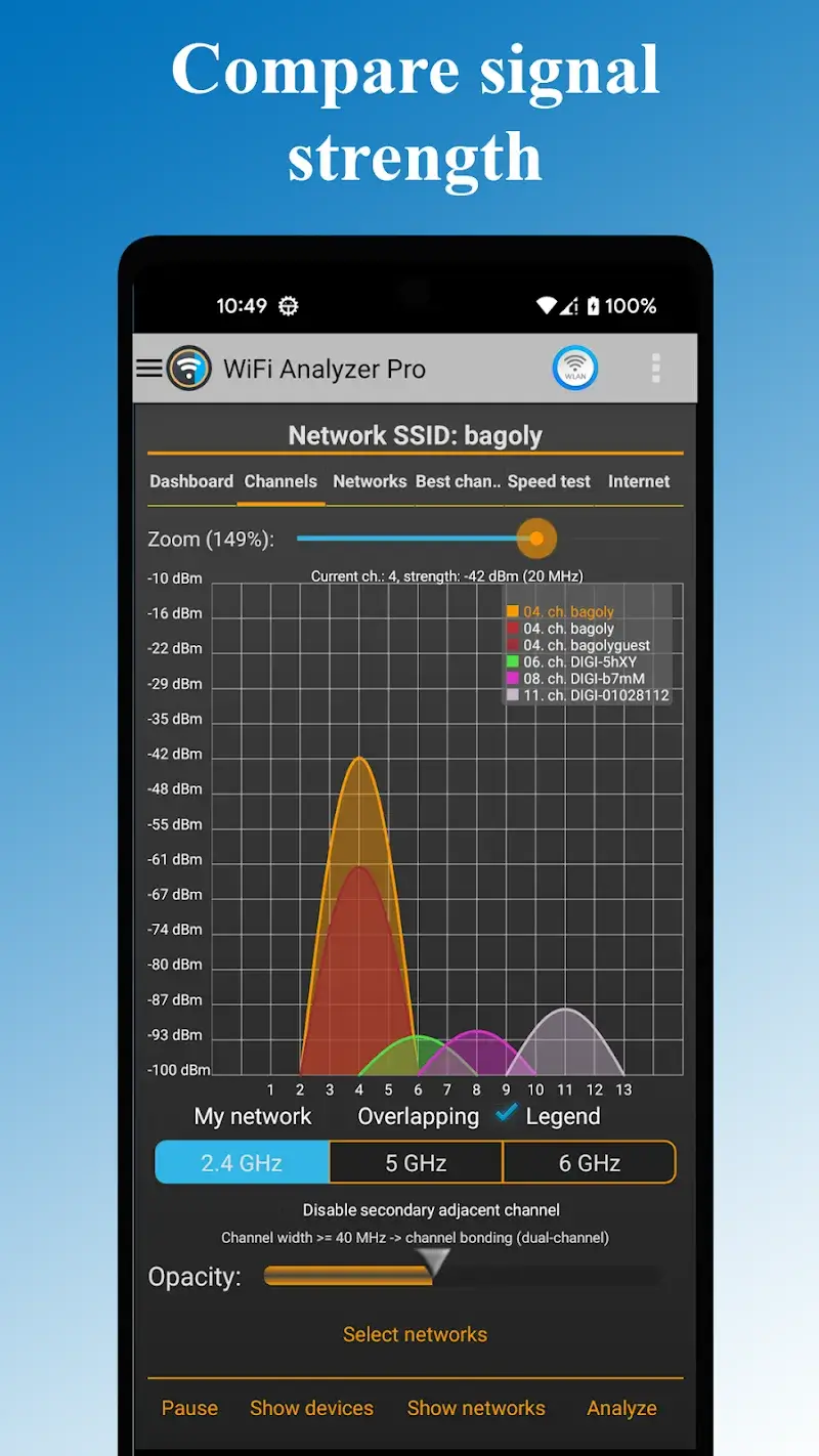 WiFi Analyzer Pro - screenshot 1