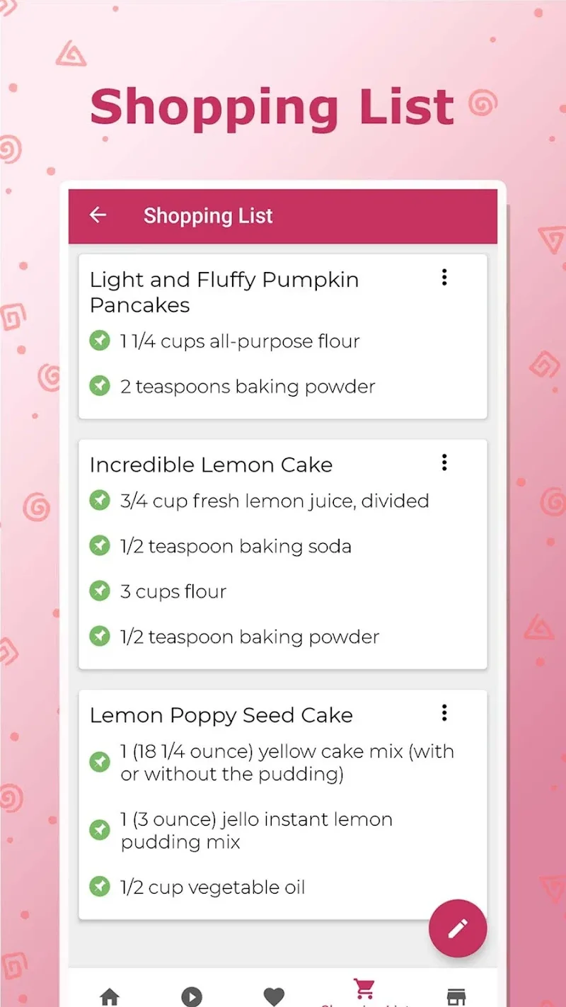 Cake Recipes - screenshot 6