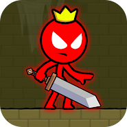 Red Stick Boy: Adventure Game MOD APK icon