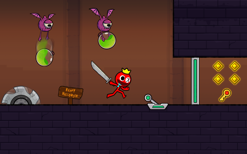 Red Stick Boy: Adventure Game - screenshot 1