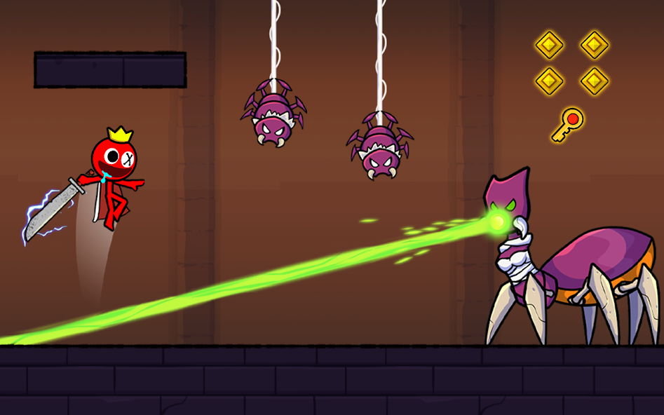 Red Stick Boy: Adventure Game - screenshot 2