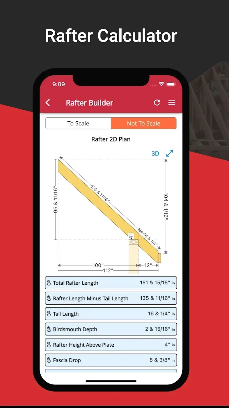 RedX Roof - Rafter Calculator - screenshot 1