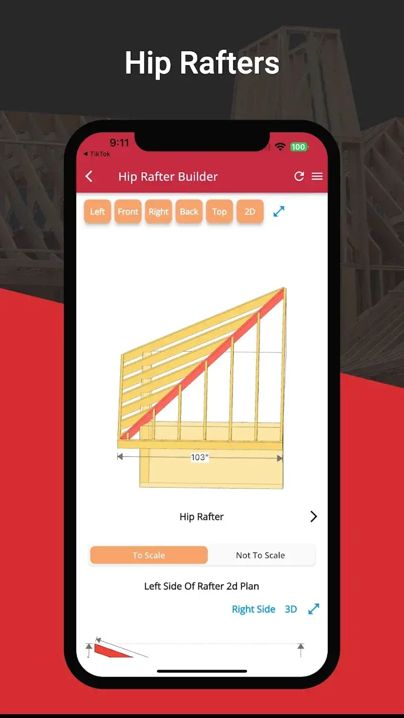RedX Roof - Rafter Calculator - screenshot 2