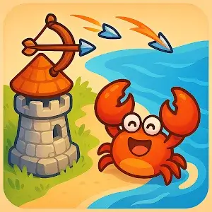 Tower vs Crabs Beach Defense MOD APK icon