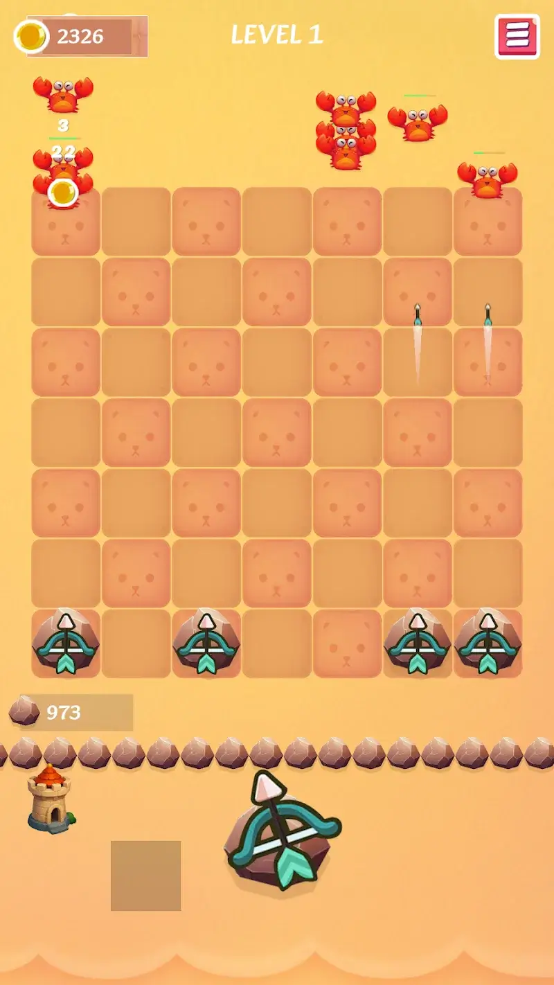 Tower vs Crabs Beach Defense - screenshot 2