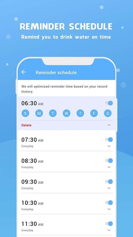 Water Reminder APK - screenshot 1