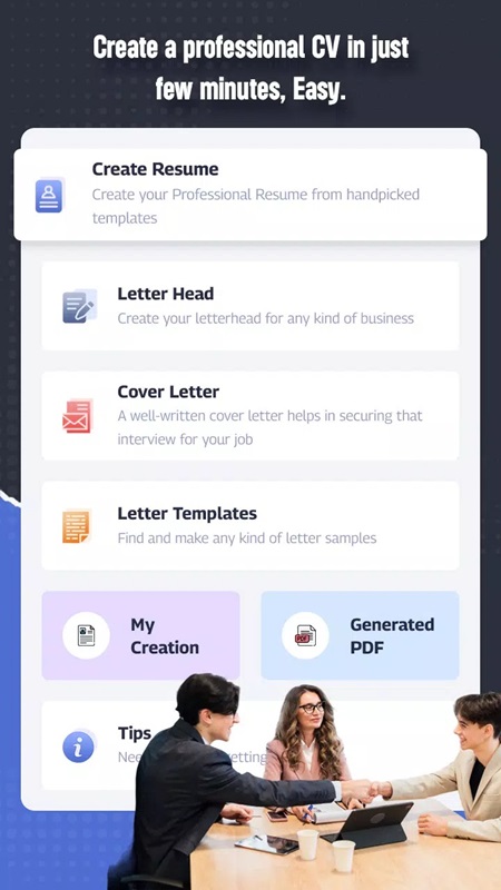 MyCV APK - screenshot 1