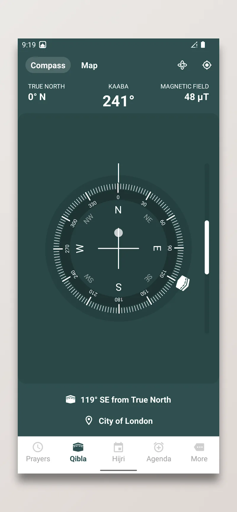 Prayer Times and Qibla - screenshot 2