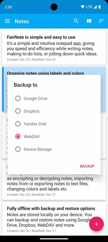 FairNote APK - screenshot 1