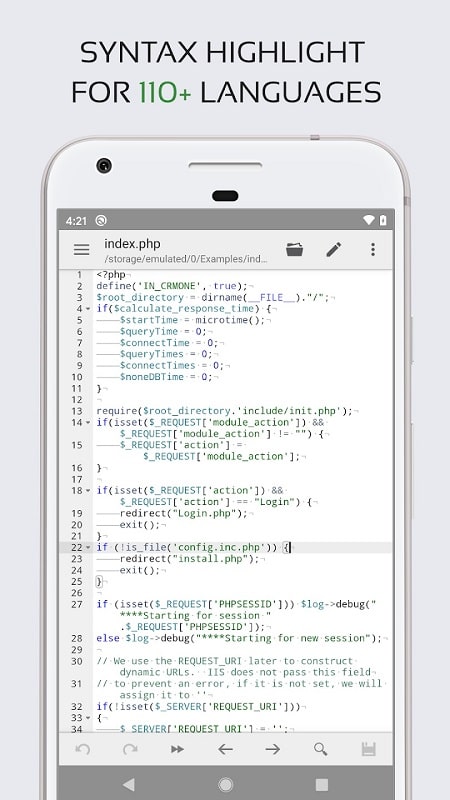 Code Editor APK - screenshot 4