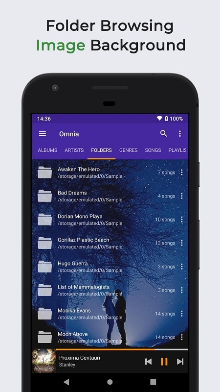 Omnia Music Player - screenshot 3