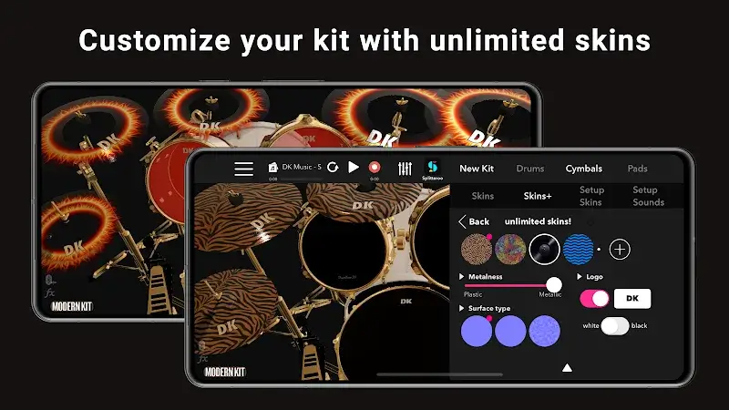 DrumKnee 3D Drums - screenshot 1