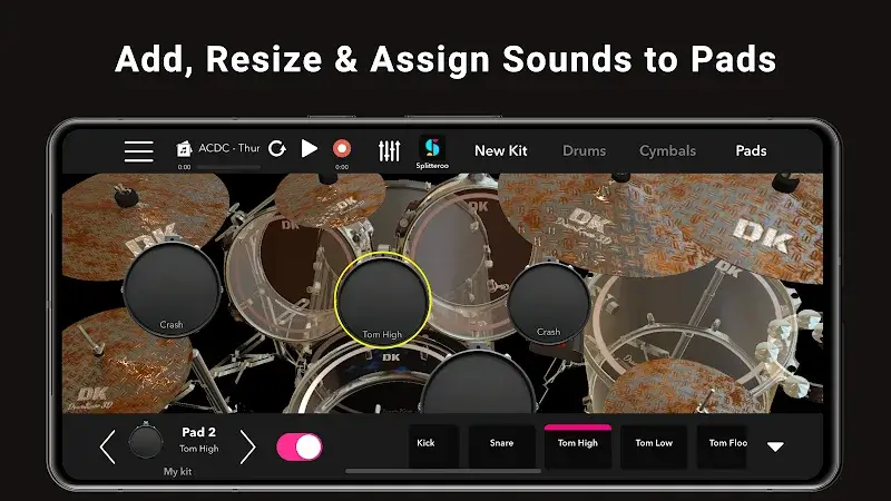 DrumKnee 3D Drums - screenshot 2