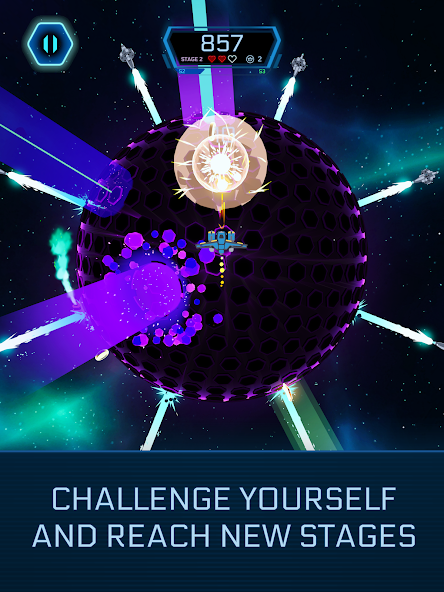 Galaxy Swirl: Hexa Endless Run - screenshot 13