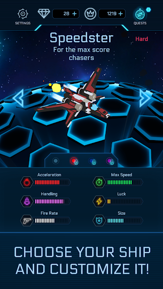Galaxy Swirl: Hexa Endless Run - screenshot 2