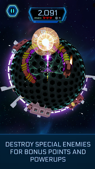 Galaxy Swirl: Hexa Endless Run - screenshot 3