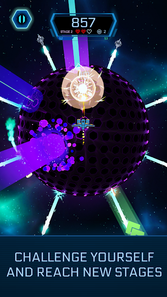 Galaxy Swirl: Hexa Endless Run - screenshot 6
