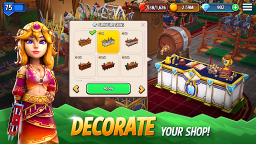 Shop Titans APK 22.2.1 (Full Game) for Android - screenshot 3
