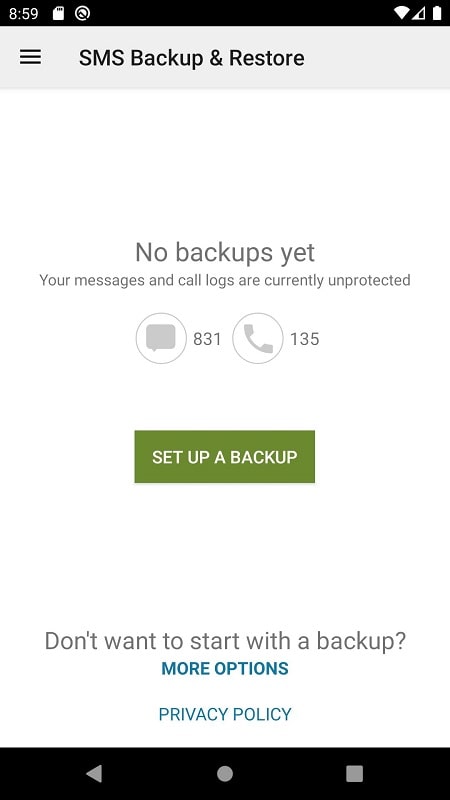 SMS Backup & Restore Pro - screenshot 1