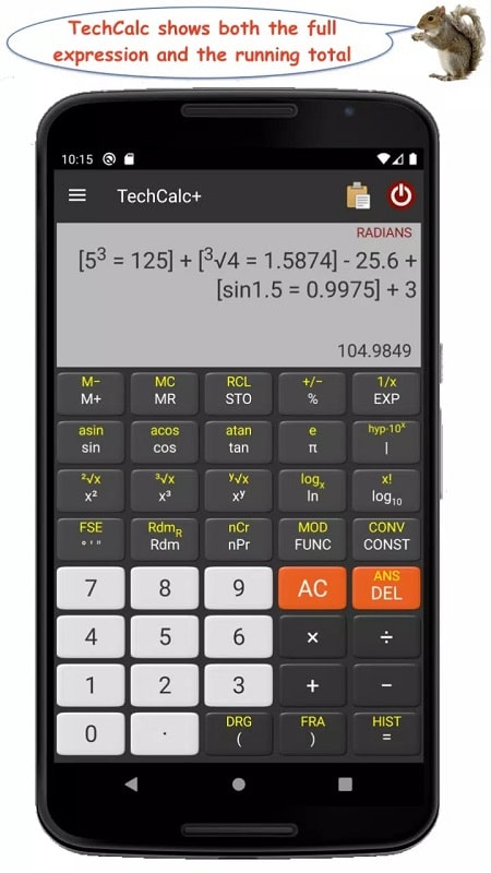 TechCalc APK - screenshot 1