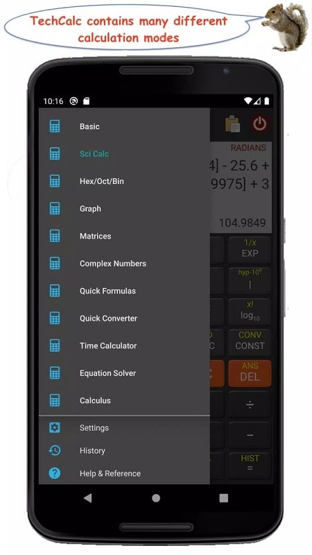 TechCalc APK - screenshot 2