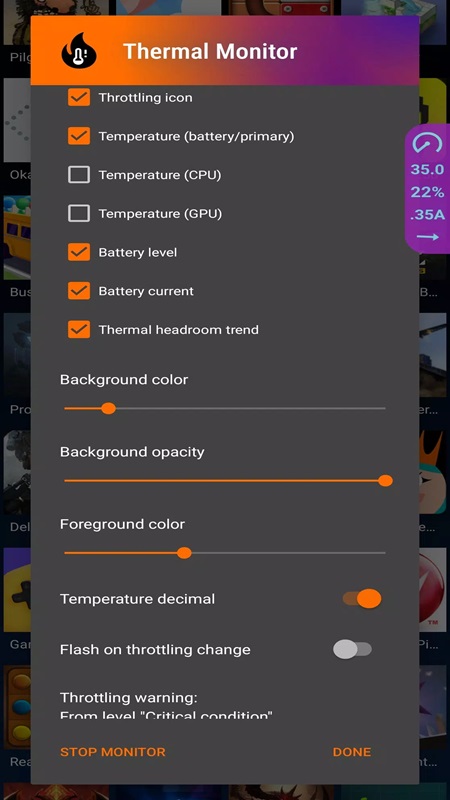 Thermal Monitor APK - screenshot 3