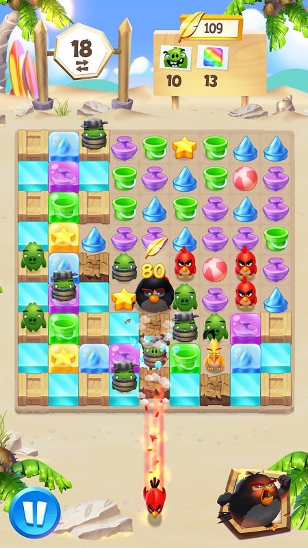Angry Birds Match 3 APK - screenshot 3